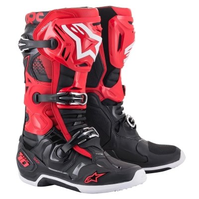 Tech 10 Boots Red/Black