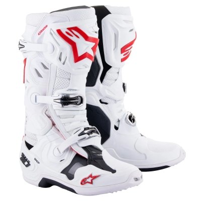 Tech 10 Supervented Boots White/Red