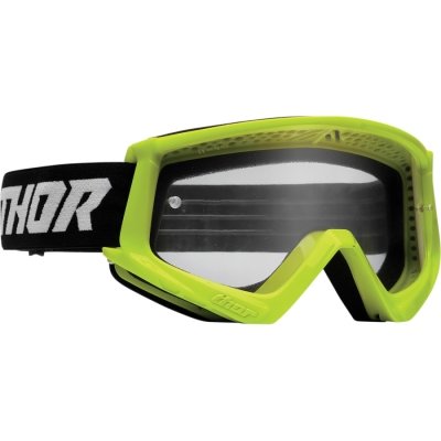 Combat Racer Goggles  Black/Green