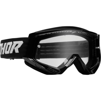 Combat Racer Goggles  Black/White