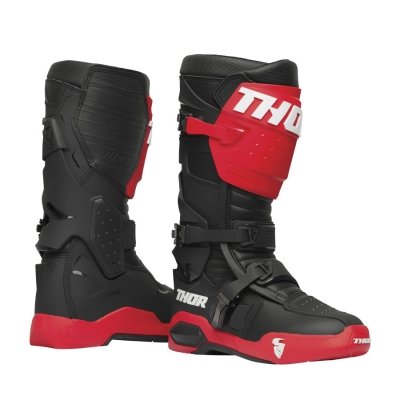 Radial MX Boots Red Black
