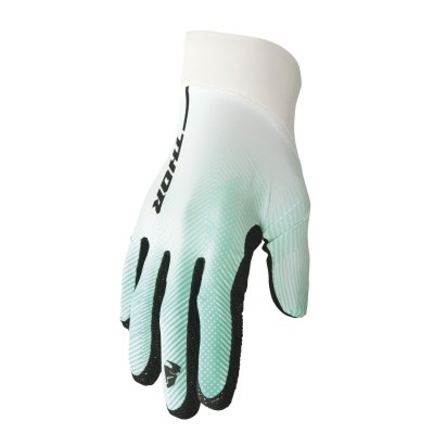 Agile Tech Gloves White Teal Black