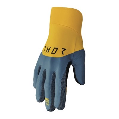 Agile Tech Gloves Yellow Teal Black