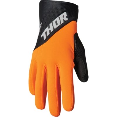 Spectrum Cold Weather Gloves Orange Black