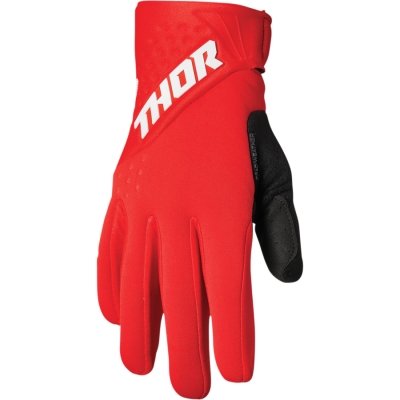 Spectrum Cold Weather Gloves White Red