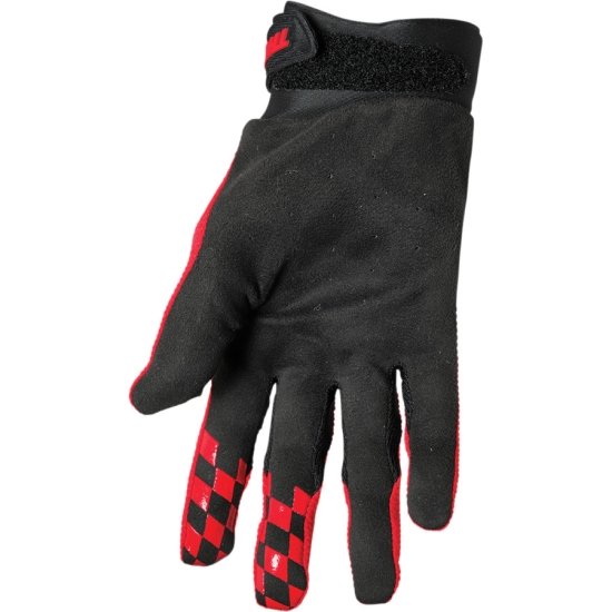 Draft Gloves Red Black