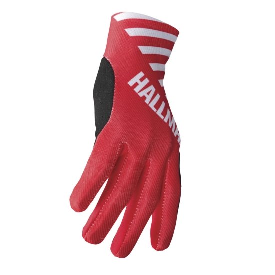 Hallman Mainstay Gloves White Red