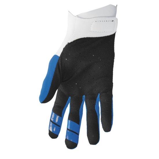 Agile Rival Gloves White Blue Black