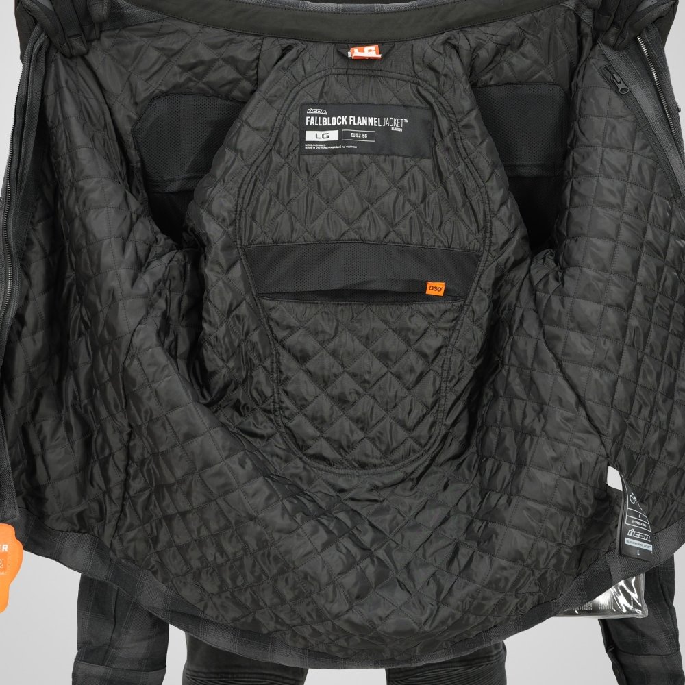 Fallblock Flannel Black
