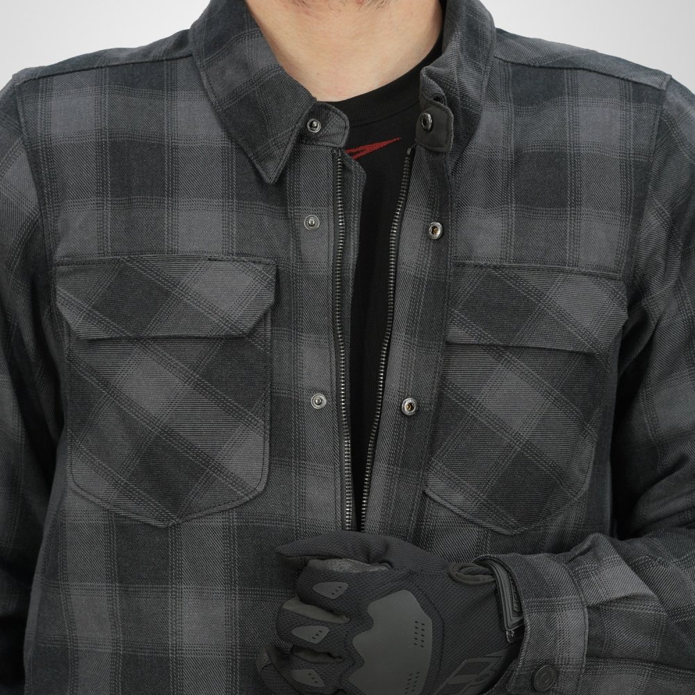 Fallblock Flannel Black