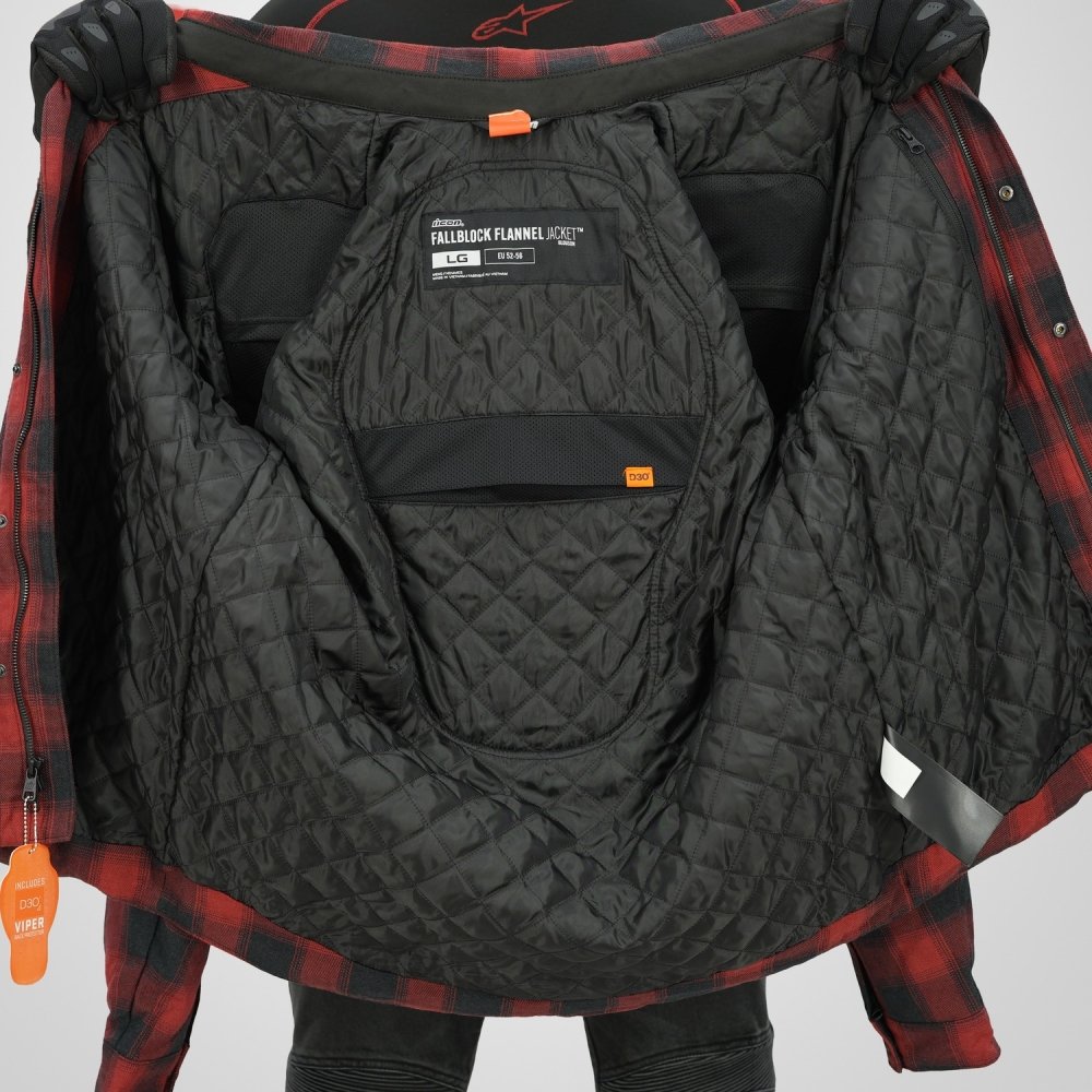 Fallblock Flannel Red