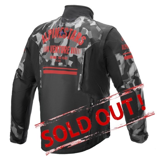Venture Jacket Camo Red Alpinestars Stuntexshop
