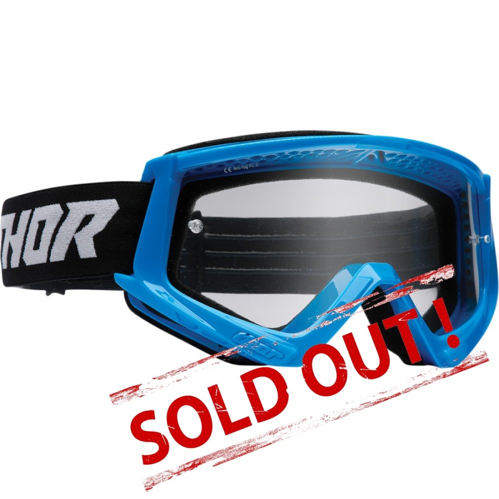 Combat Racer Goggles Black/Blue
