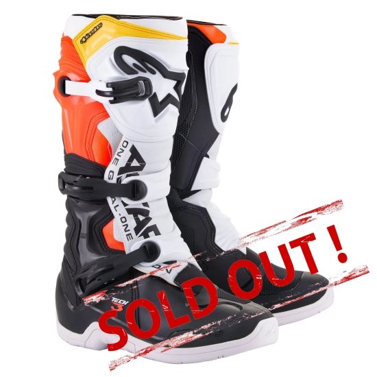 Tech 3 White/Orange