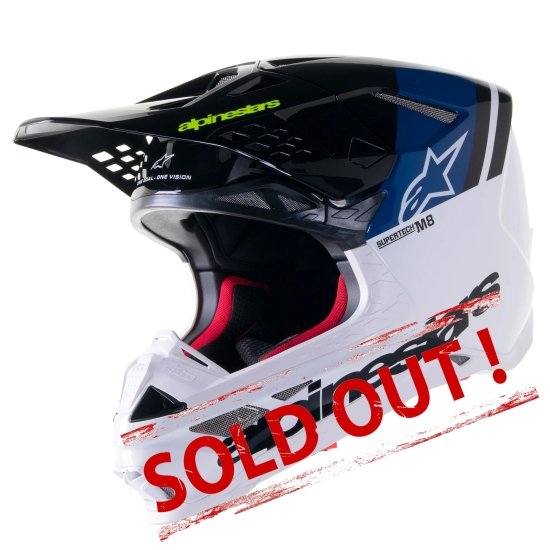 Supertech M8 Radium 2 Helmet Nightlife UCLA Blue/White Glossy