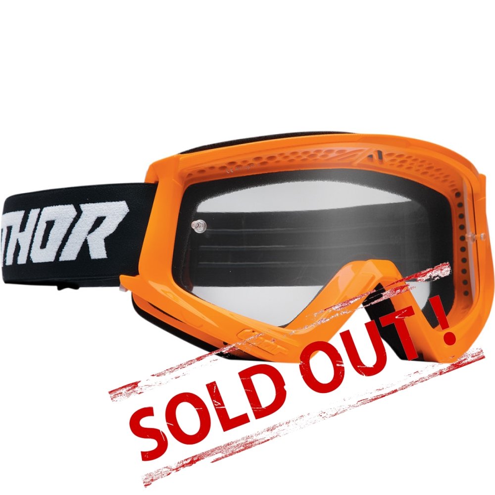 Combat Racer Goggles Black/Orange