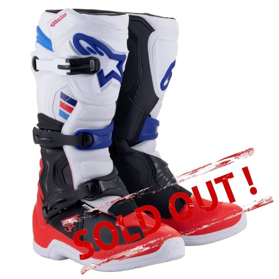 Tech 3 White/Red/Blue