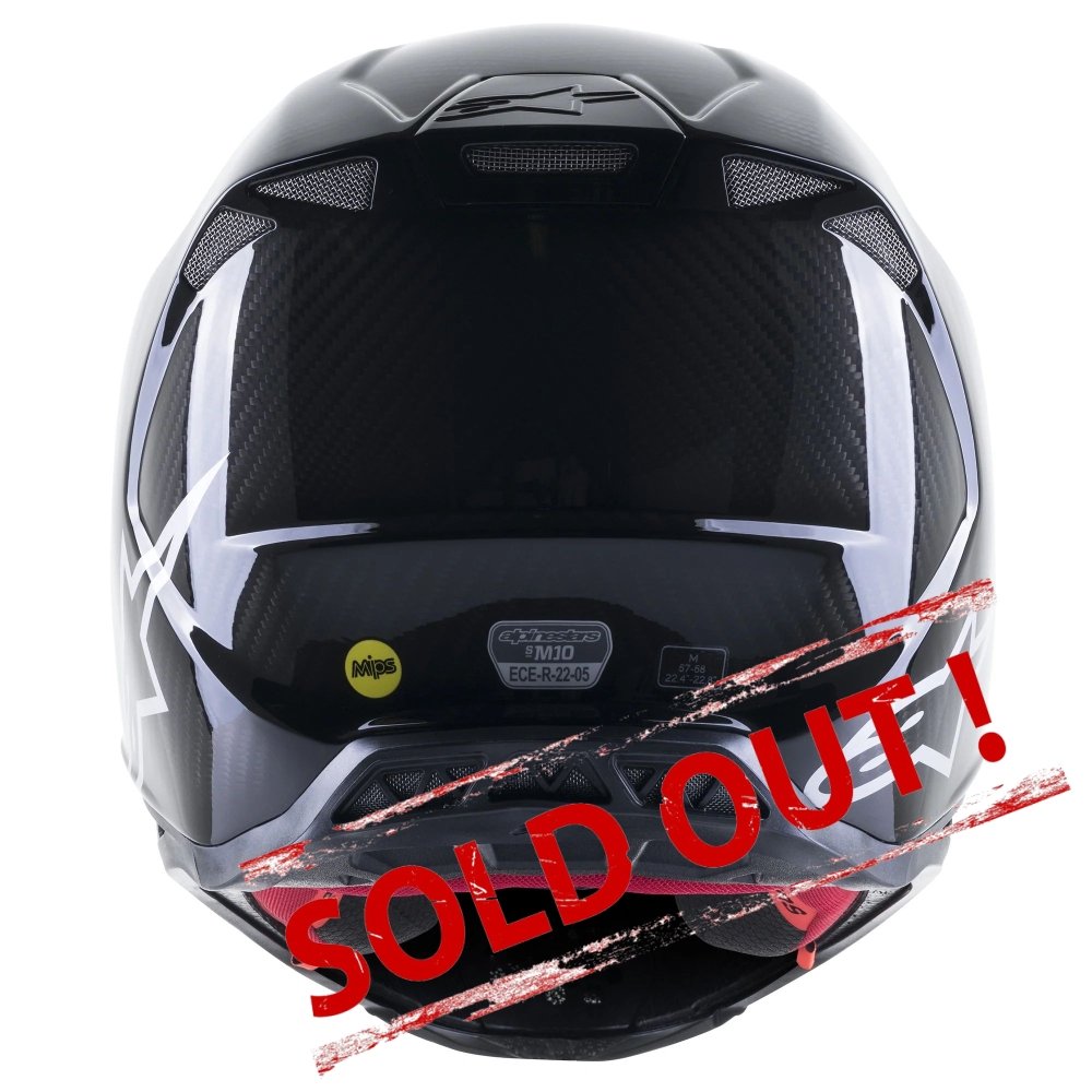 Supertech M10 Solid MX Helmet Black Matte/Carbon