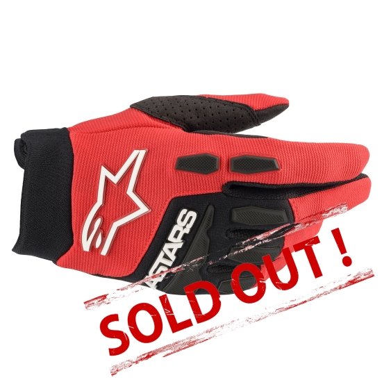 Full Bore Gloves Bright Red/Black
