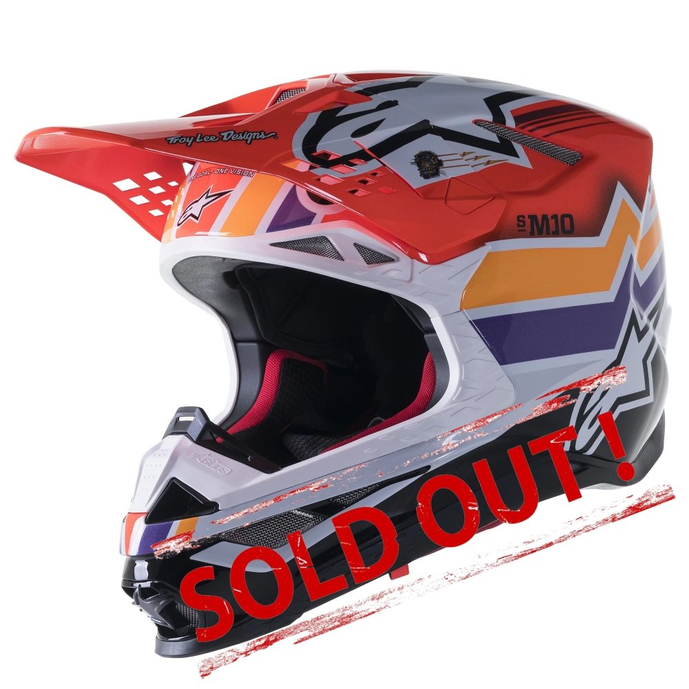 Supertech M10 TLD Edition 23 Helmet Firestarter Red