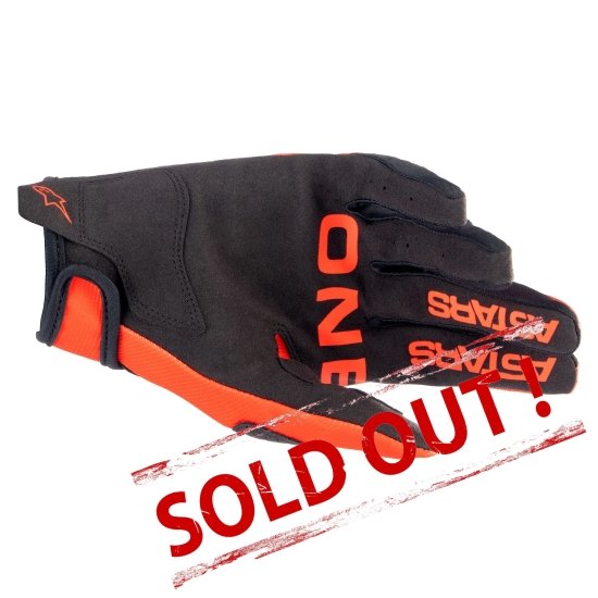 Radar Gloves Hot Orange/Black
