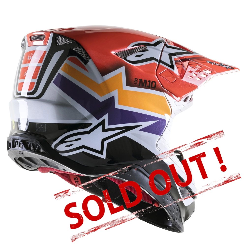 Supertech M10 TLD Edition 23 Helmet Firestarter Red