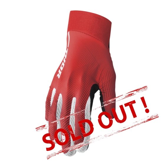Agile Tech Gloves White Red Black
