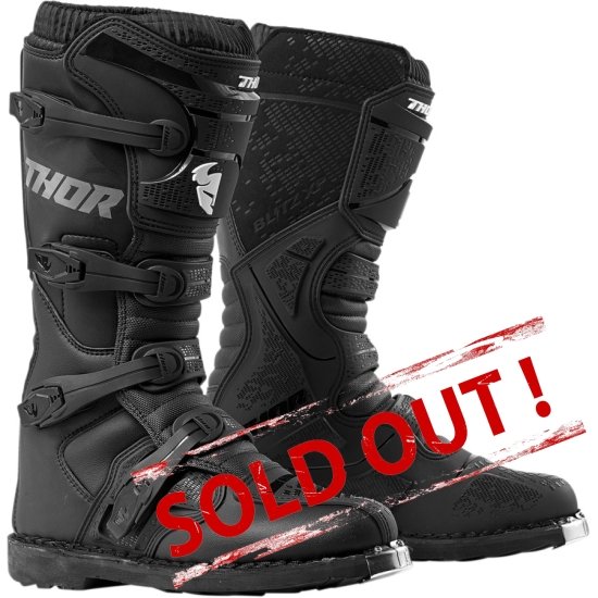Blitz XP ATV  Boots Black