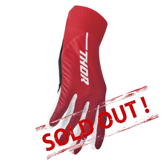 Agile Tech Gloves White Red Black