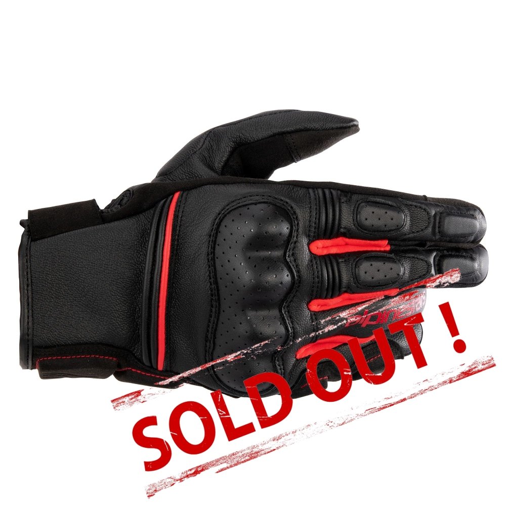 Phenom Leather Gloves Red