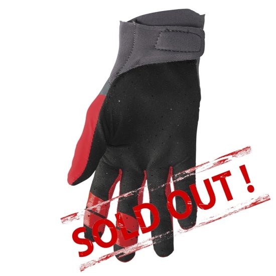 Agile Rival Gloves Gray Red Black