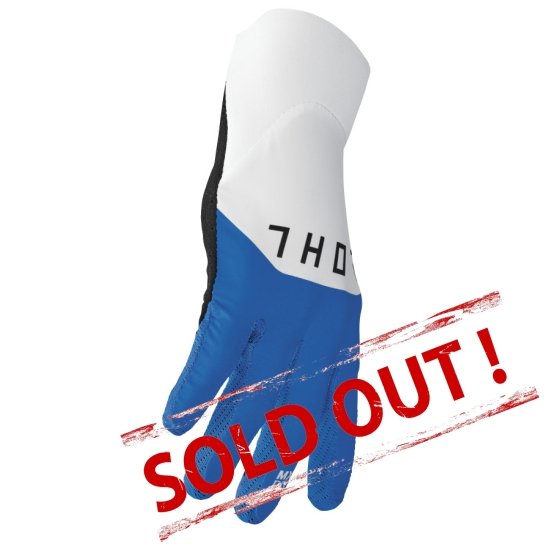 Agile Rival Gloves White Blue Black