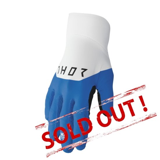 Agile Rival Gloves White Blue Black