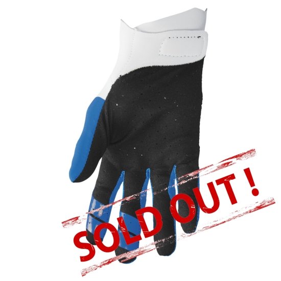 Agile Rival Gloves White Blue Black