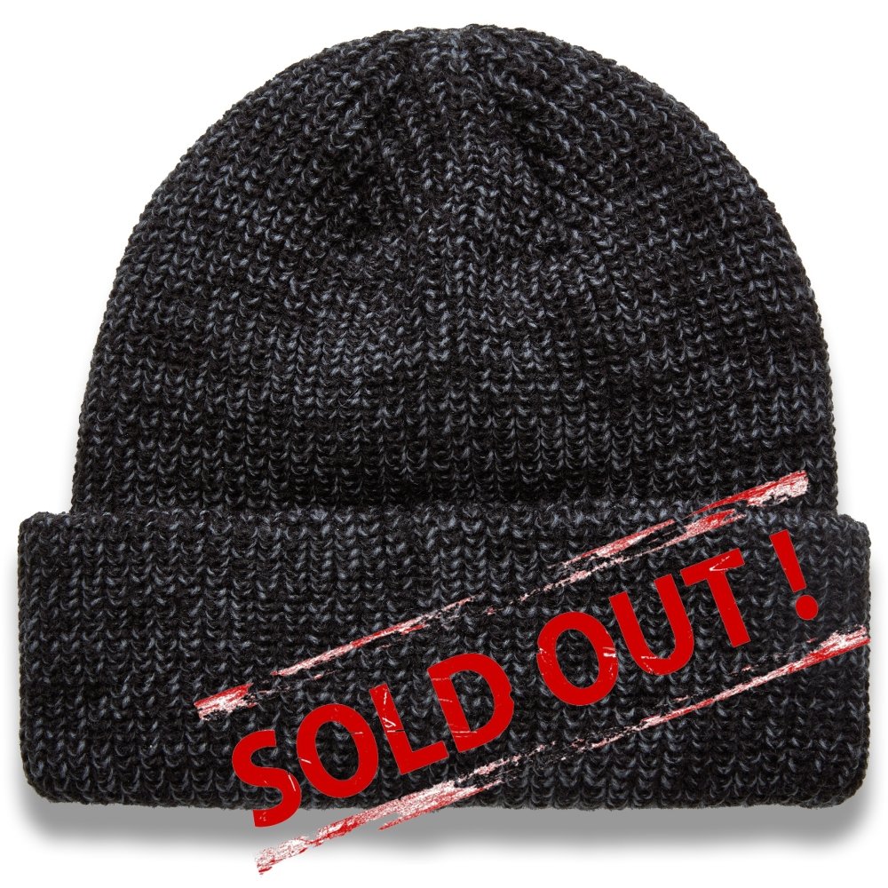 Unload Rib Cuff Beanie Charcoal