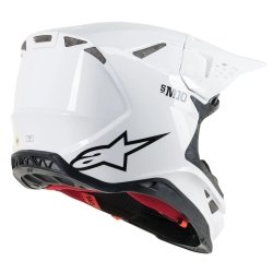 Supertech M10 Solid MX Helmet White Glossy