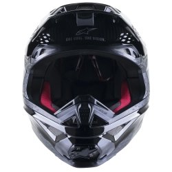 Supertech M10 Solid MX Helmet Black Matte/Carbon
