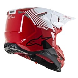 Supertech M10 Dyno MX Helmet Red/White Glossy