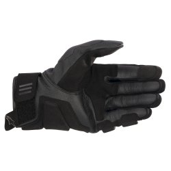 Phenom Leather Gloves White Black