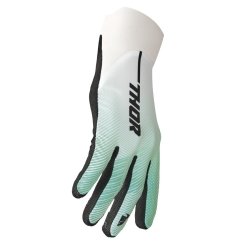 Agile Tech Gloves White Teal Black