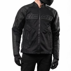Mesh AF™ Leather Jacket Black