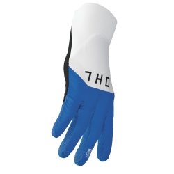 Agile Rival Gloves White Blue Black