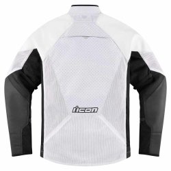 Mesh AF™ Leather Jacket White