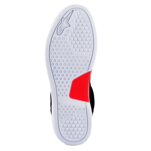 Chrome White/Red