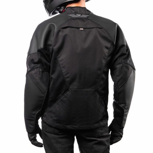 Mesh AF™ Leather Jacket Black