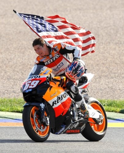 Ники Хейден, чемпион MotoGP 2006 года, в Alpinestars