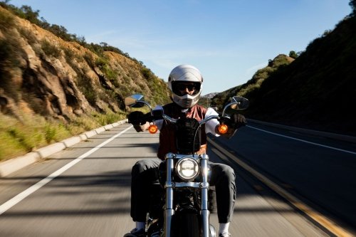 Шлем Biltwell Lane Splitter в дороге