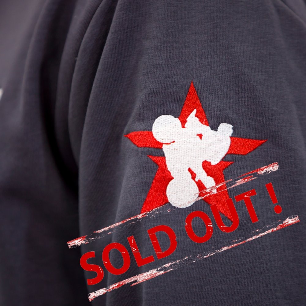 Темно-серая худи STUNTEX