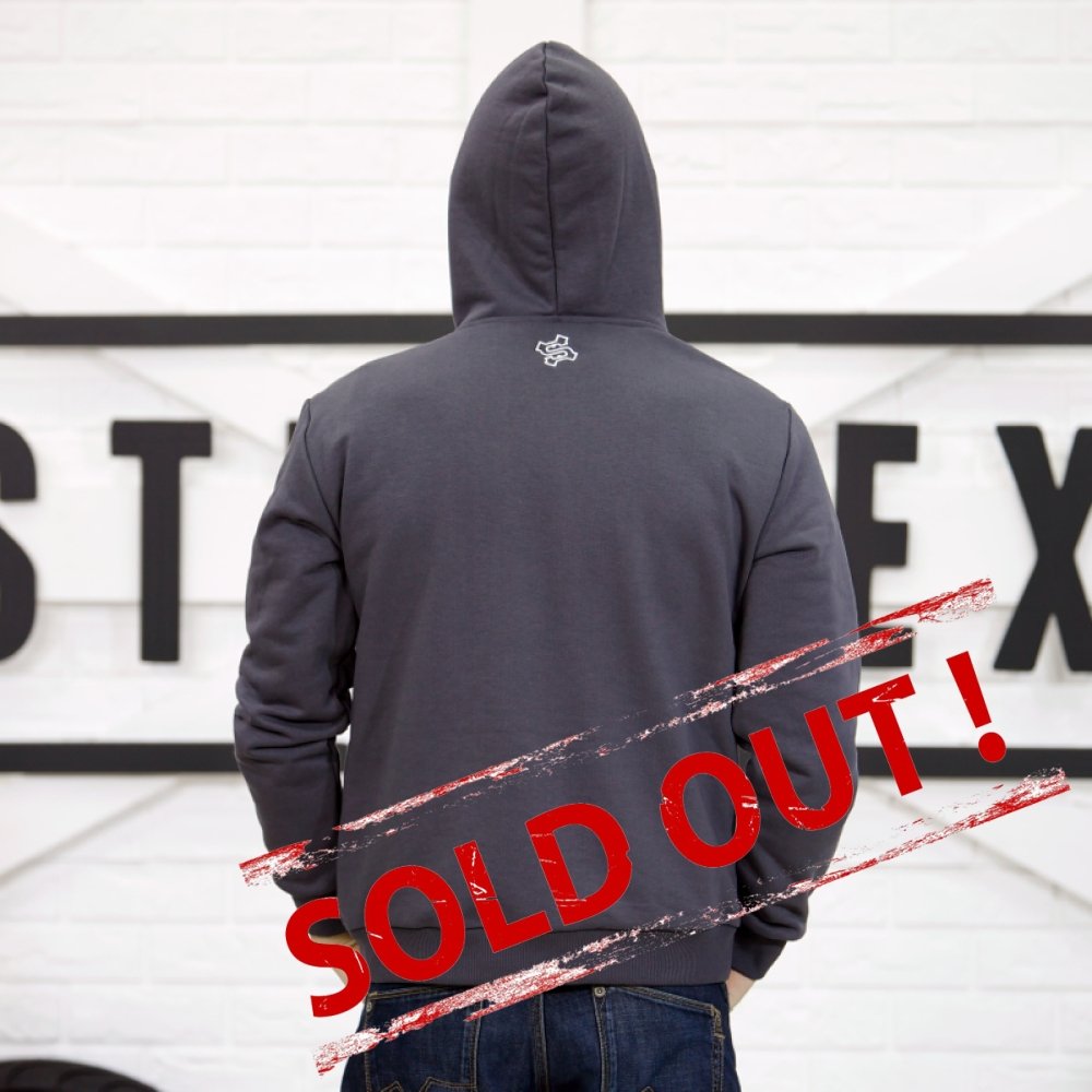 Темно-серая худи STUNTEX