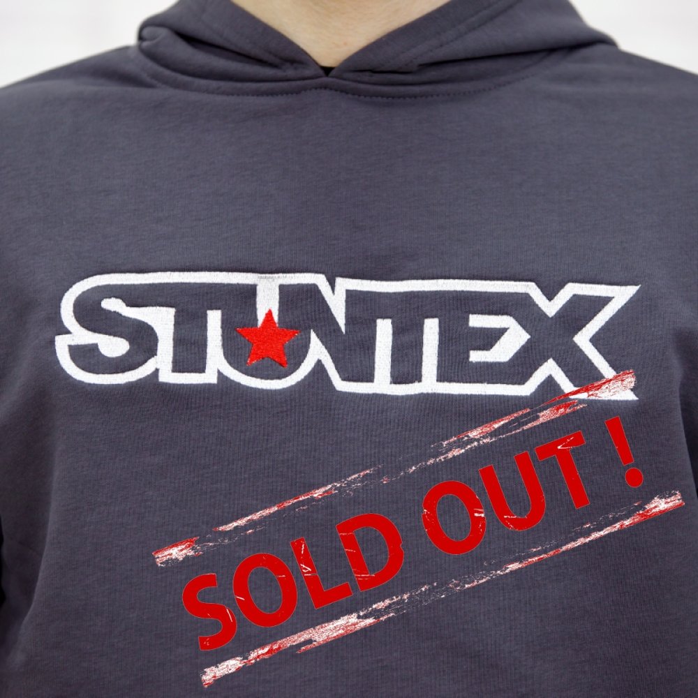 Темно-серая худи STUNTEX